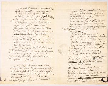 Carta de Auguste Rodin a Camille Claudel
