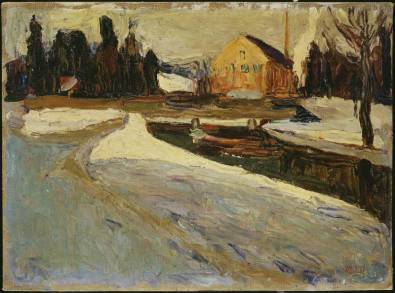 Kandinsky, Schwabing. Sol de invierno, 1901