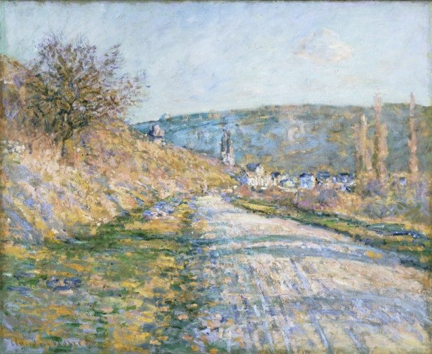 Monet_The-Road-to-Vetheuil_