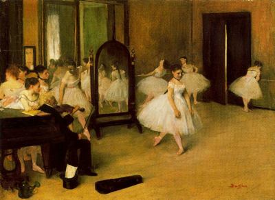 la clase de danza 1871