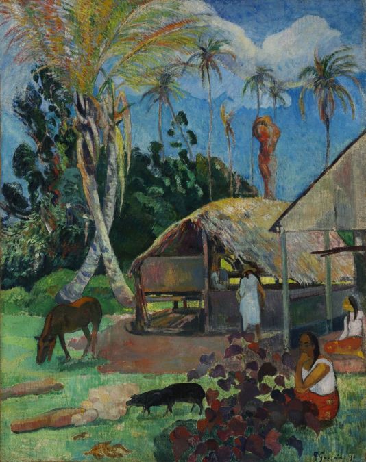 los cerdos negros gauguin 1891