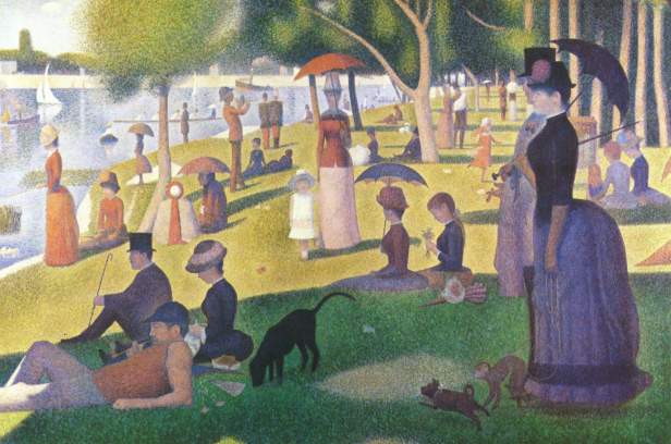 tarde de domingo isla Gran Jatte