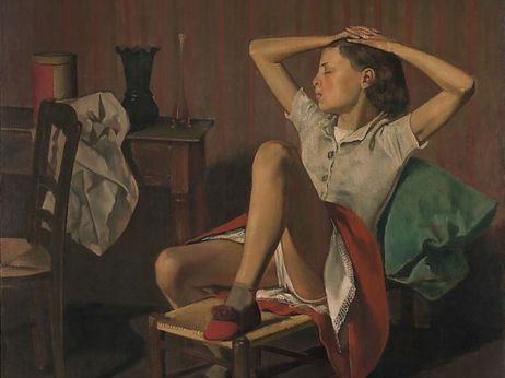 thèrese dreaming, balthus, 1938