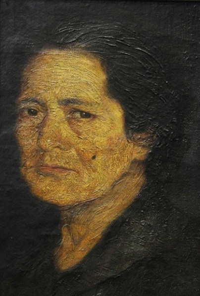 Retrato de la madre del pintor
