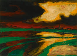 Atardecer de Otoño (1924). Emil Nolde