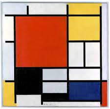 Composición en rojo, amarillo, azul y negro (1921). Piet Mondrian